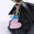 Fancy Pink Love Hanging Decoration Lovely Bag Pendant Women's Wallet Cellphone Car Key Chain Accessories