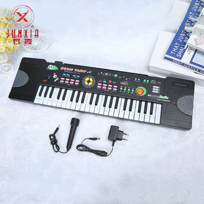 Junxia 37 Keys with USB Function Children's Electronic Keyboard Educational Toys Beginner Entry Musical Instrument Factory Direct Sales