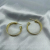 Retro Trend Atmosphere Fashion Simple Autumn and Winter Earrings New Fashion Exaggerated Temperamental Elegant Ear Studs