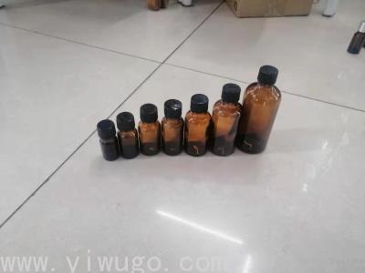 Factory Direct Supply 5 Ml to 100 Ml Brown Glass Essential Oil Bottle Glass Bottle Quantity Discount