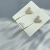 Earrings Female S925 Sterling Silver Needle Dual-Use Back-Mounted Fashion Earrings Female Cute Mouse Head Earrings