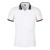 Customized Pique Cotton Breathable Sweat Absorbing Quick-Drying Lapel Golf Apparel 35 Rainbow Back Short Sleeve
