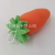 Three-Dimensional Carrot Bath Sponge Single Bag Creative Cartoon Vegetable Shape Bath Spong Mop Bath Foaming Sponge