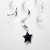 Amazon Five-Pointed Star Spiral Ornaments 12-Piece Set Customizable Color PVC Spiral Hanging Decoration Holiday Party Layout