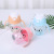 Qfenc Children's Leakproof and Choke Proof Pop-up Suction Cup with Straw Handle Drop-Resistant Cartoon Eyes Drinking Cup