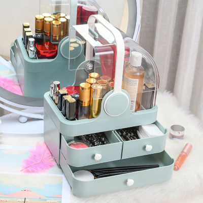 Celebrity Cosmetics Storage Box Desktop Dustproof Household Lipstick Large Capacity Dressing Table Skincare Shelves
