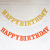 Glitter Glitter Paper Glitter Birthday Pulling Banner Birthday Party Decoration Pull Flag Wholesale