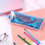 Internet Celebrity Laser Transparent Crown Cat Shape Pencil Case Support Custom Logo