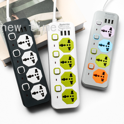 Foreign Trade USB Socket with Switch USB Socket Foreign Trade Socket Power Strip