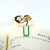 Factory Customized PVC Soft Glue Clip Bookmark Creative Cartoon Customized Bookmark