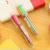 Han Kuyoupin Creative Multi-Color Press Transparent Ballpoint Pen Color Ballpoint Pen 6-Color Ballpoint Pen Red Oil Pen