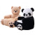 Children's Cartoon Plush Sofa Creative Cute Panda Tatami Plush Toy Factory Wholesale