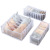 Underwear Storage Box Three-Piece Set Bra Panty Socks Storage Grid Mesh Foldable Finishing Box 3-Piece Set