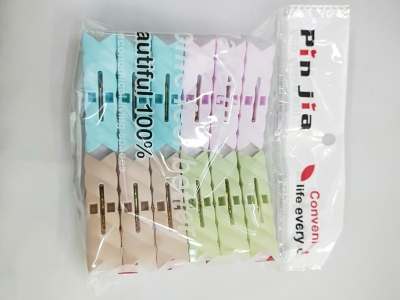 P08-876-12 Plastic Clip Windproof Drying Quilt Underwear Clothes Socks' Clip Quilt Clip Clothes Pin Wholesale