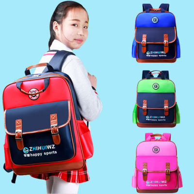 Children's Schoolbag Primary School Student Grade 1-3-6 British Style Kindergarten Training Institution Advertising Backpack Custom Logo