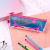 Internet Celebrity Laser Transparent Crown Cat Shape Pencil Case Support Custom Logo