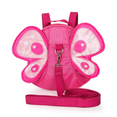 New Children's Butterfly Anti-Lost Backpack Children's Anti-Lost Wings Backpack Brand Bag Factory Wholesale