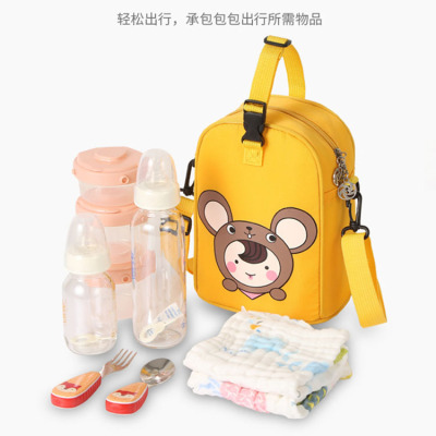 Baby Going out Feeding Bottle Bag Small Bag Portable Crossbody Handbags for Moms Japanese Cartoon Baby Thermal Bag for Nursing Bottle
