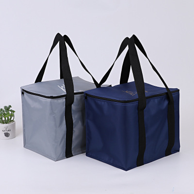 Portable Ice Bag Lunch Box Bag Lunch Bag Outdoor Picnic Bag Customizable Logo Factory Wholesale Insulation Bag Made of Non-Woven Fabric