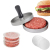 New Manual Aluminum Non-Stick Hamburger Meat Pressing Mold Hamburger Meat Blank Maker Kitchen Gadget Hamburger Pressure