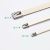 Cable Storage Rack Strap Multi-Functional Self-Locking Stainless Steel Silver * Large Bearing Capacity 200 Pounds a Set of 100