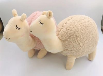 Factory Direct Sales Ball Sheep Pack Grass Mud Horse Instafamous Plush Toy Doll Pillow to Map and Sample Customization