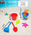 688-25 Children's Beach Toys Sand Shovel and Bucket Baby Sand Playing Hourglass Sand Playing Tools Girls and Boys