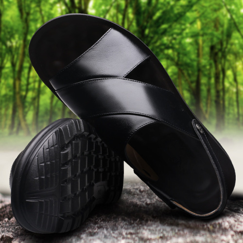 red eagle casual fashion beach shoes platform slippers one-piece sandals men‘s dual-use sandals and slippers on behalf of hair