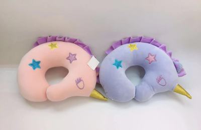 Factory Direct Sales Cartoon Cyber Celebrity Unicorn Neck Pillow U-Shape Pillow Doll Pillow to Order Pictures and Samples