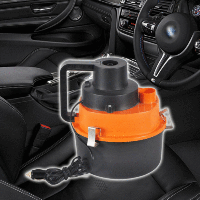 Manufacturers Supply 12V Automobile Vacuum Cleaner Large Suction Wet and Dry Dual-Use Cigarette Lighter Car Cylinder Vacuum Cleaner