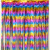 1*2 M Colorful Bright Gradient Tinsel Curtain Party Party Hotel Holiday Decoration
