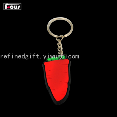 Customized PVC Keychain Flexible Rubber Key Chain Epoxy Keychain Drops Soft and Pendant