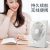 Desktop Fan USB Rechargeable Household Desk Mute Electric Fan Three-Gear Wind Little Fan Gift Foreign Trade