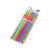 100 PCs Straw Disposable Juice Drink Elbow Modeling Plastic Handmade Creative Color Art Elbow Straw