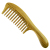 Genuine Natural Log Green Sandalwood Comb Extra-Long Comb with Handle Straight Comb Anti-Static Comb