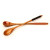 Cy Customized Carved Logo Creative Binding Wire Stirring Honey Wooden Spoon Creative and Japanese Style Long 