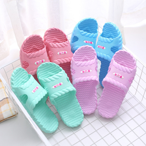 factory wholesale men‘s and women‘s bathroom slippers home eva hotel soft bottom indoor home sandals women‘s summer outdoor