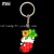 PVC Key Chain Customization Christmas Soft Plastic 3D Keychain Pendant Customized Single-Sided Cartoon Creative Pendant