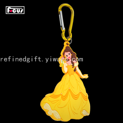 Creative Cartoon Character Keychain Colorful Red Jewelry Hang Decorations Student Bag Decorative Pendant PVC Keychain Pendant