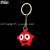 Creative Cartoon Key Button Colorful Red Jewelry Hang Decorations Student Bag Decorative Pendant PVC Keychain Pendant