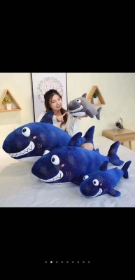 Factory Direct Sales Hot Sale Shark Doll Pillow Plush Toy Aquarium Children's Toy Soft Shark Company Gift