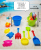 Children's Beach Toy Car Suit Sand Shovel and Bucket Baby Sand Playing Hourglass Sand Playing Tools Girl Boy