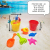 Children's Beach Toy Car Set Barrel Large Boys and Girls Sand Shovel Hourglass Baby Sand Playing Sand Playing Tools