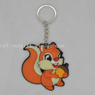 Customized PVC Keychain Flexible Rubber Key Chain Epoxy Keychain Drops Soft and Pendant