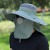 Sun Hat Men's Summer Outdoor Fishing Hat Men's Sun Hat Face Cover Ultraviolet-Proof Breathable Big Brim Fisherman Hat