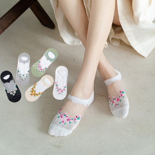 Socks Summer Cute Fruit Boat Socks Student Invisible Ankle Socks Low Cut Socks Ins Trendy Thin Cyber Celebrity Socks Wholesale