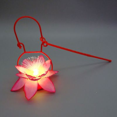 Portable Small Flower Lamp LED Portable Lotus Lotus Lamp Hanfu Ancient Style Portable Lotus Lamp Atmosphere Decorative Lamp