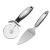 Stainless Steel Pizza Knife Shovel Two-Piece Handle Device round Single Wheel Cake Knife Pizza Shovel Kitchen Tools