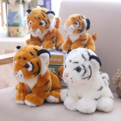 Simulation Tiger Doll Plush Toys Cute Northeast Tiger Doll White Tiger Ragdoll Children Girl Super Cute