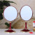 Makeup Mirror European Style Double Mirror Fashion Princess Mirror 7-8 Inch Desktop Makeup Mirror with Magnifying